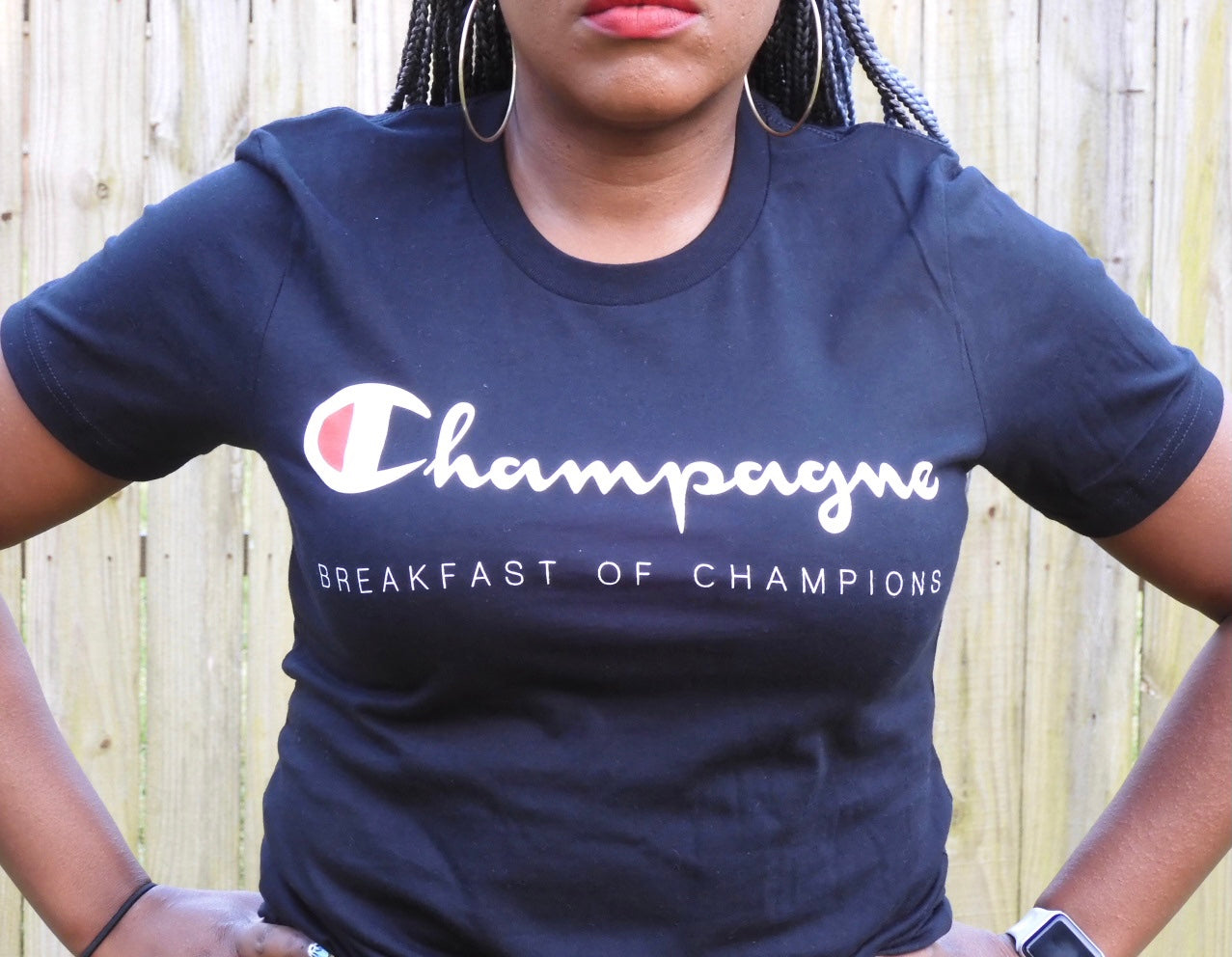 Champagne Breakfast Of Champions T Shirt FashionModality