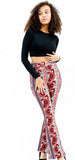 Tile Linear Flare Pants